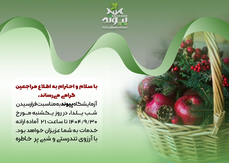 ساعات کاری در شب یلدا